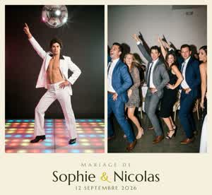 Une pose disco rejouée par des invités